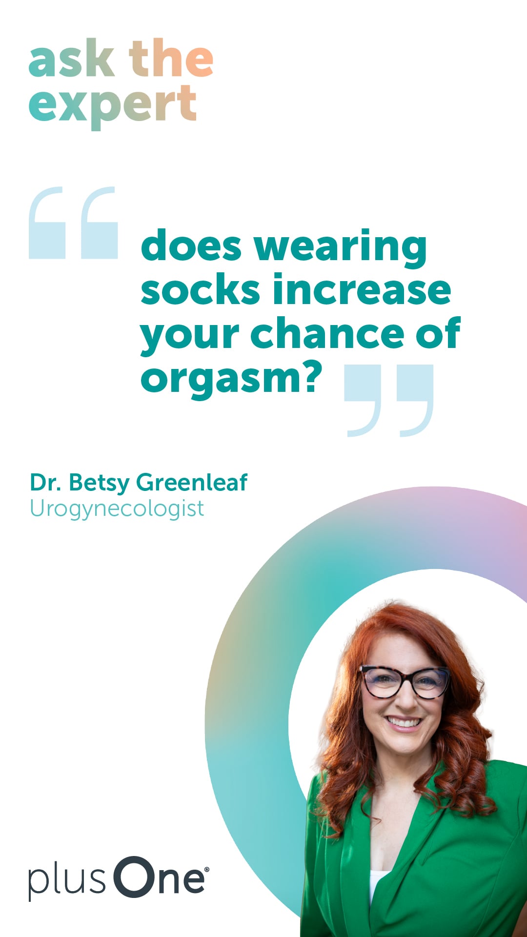 Does wearing socks increase your chance of orgasm?