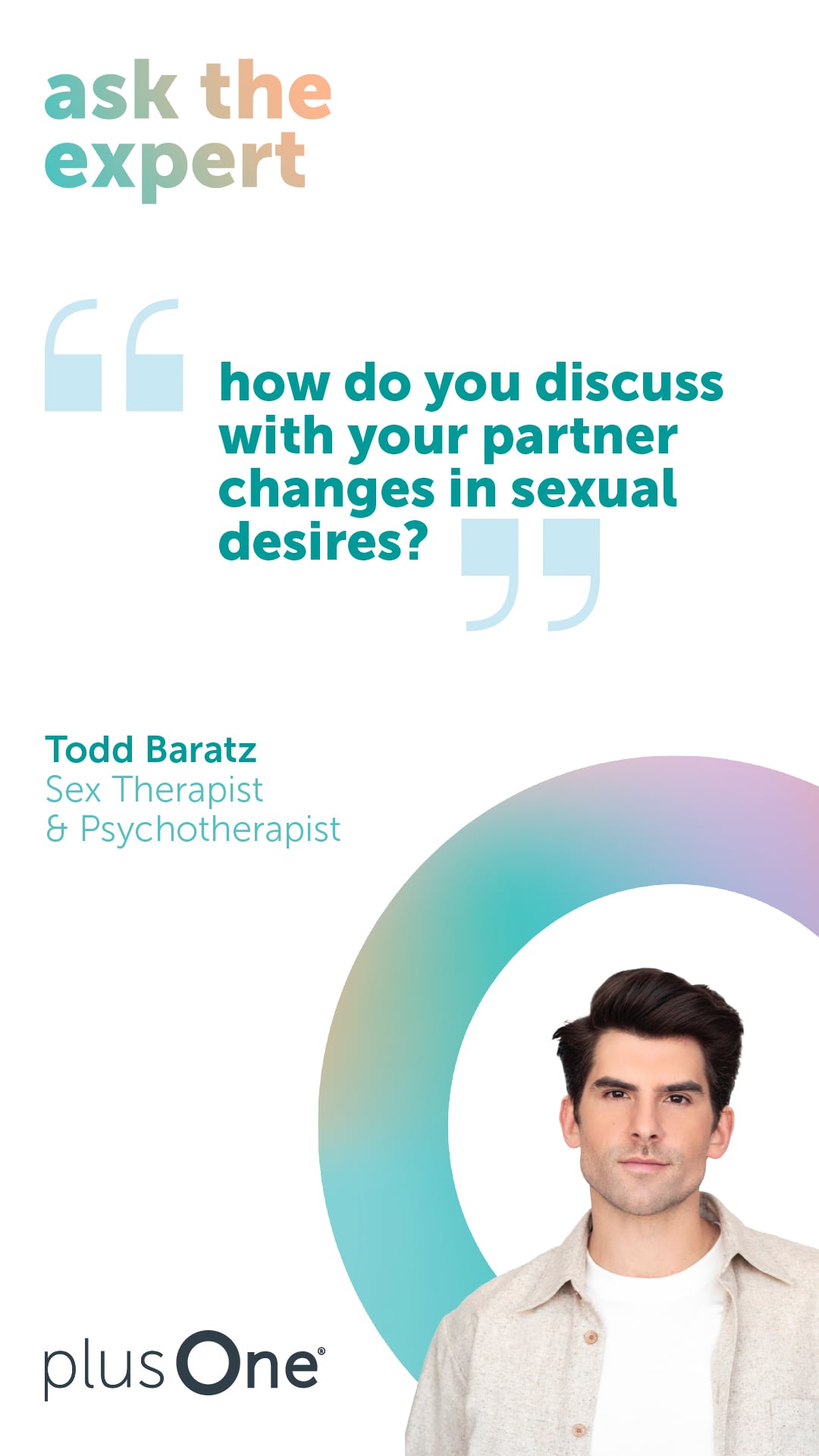 How do you discuss with your partner changes in sexual desire?