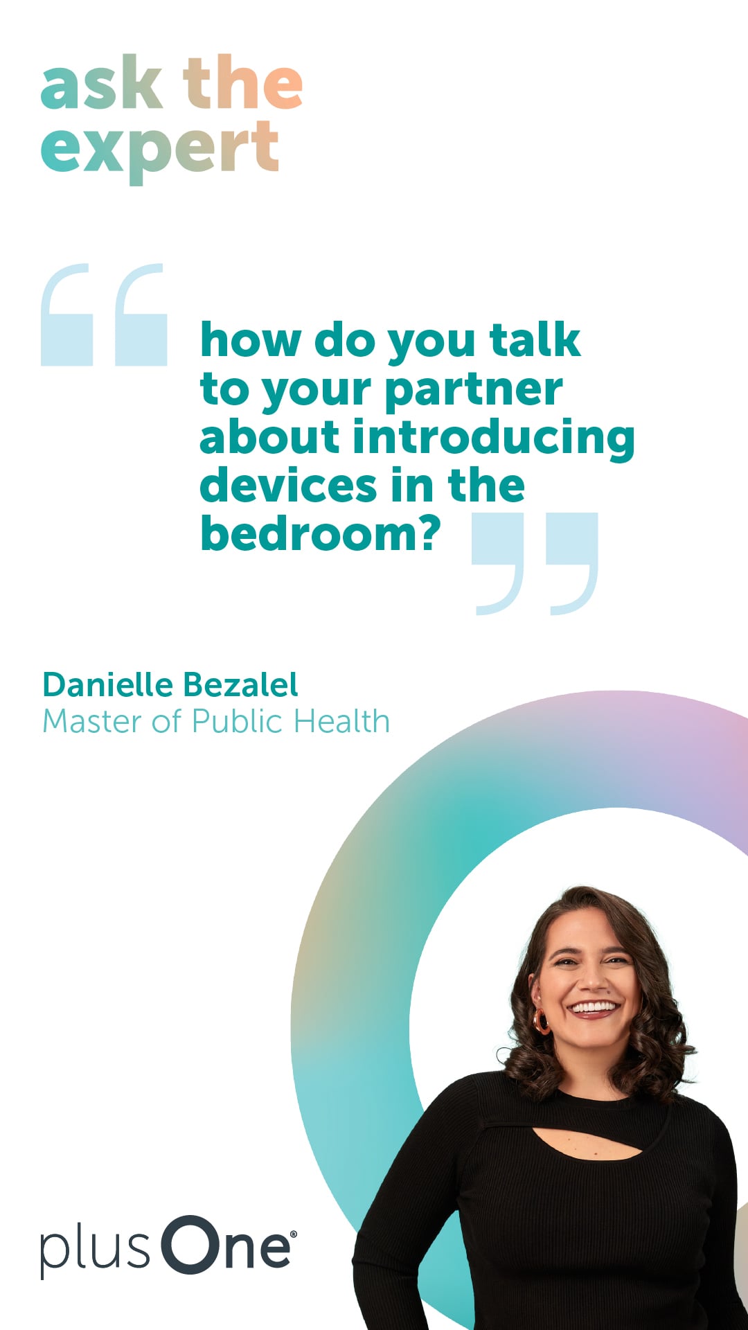 How do you talk to your partner about introducing devices in the bedroom?