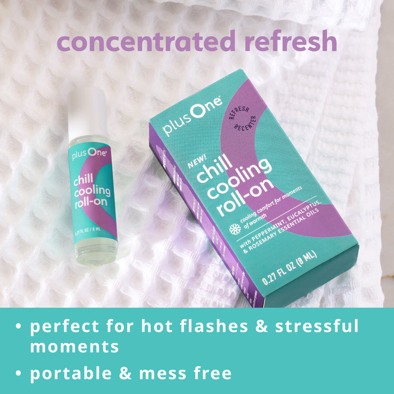 Chill Cooling Roll-On – Instant Hot Flash Support with Peppermint, Menthol & Ashwagandha
