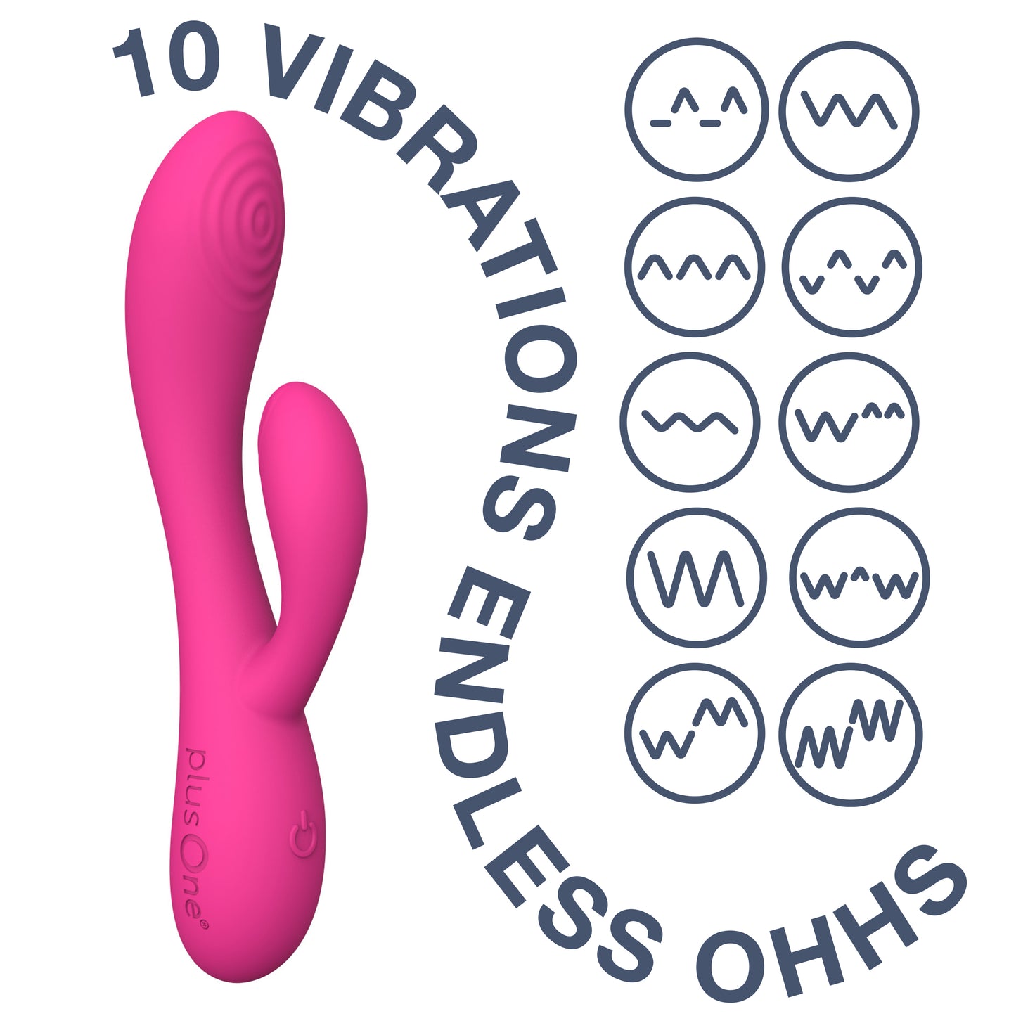 plusOne Dual Rabbit Vibrator Personal Massager | Official Site plusOne Dual Rabbit Vibrator Personal Massager | Official Site