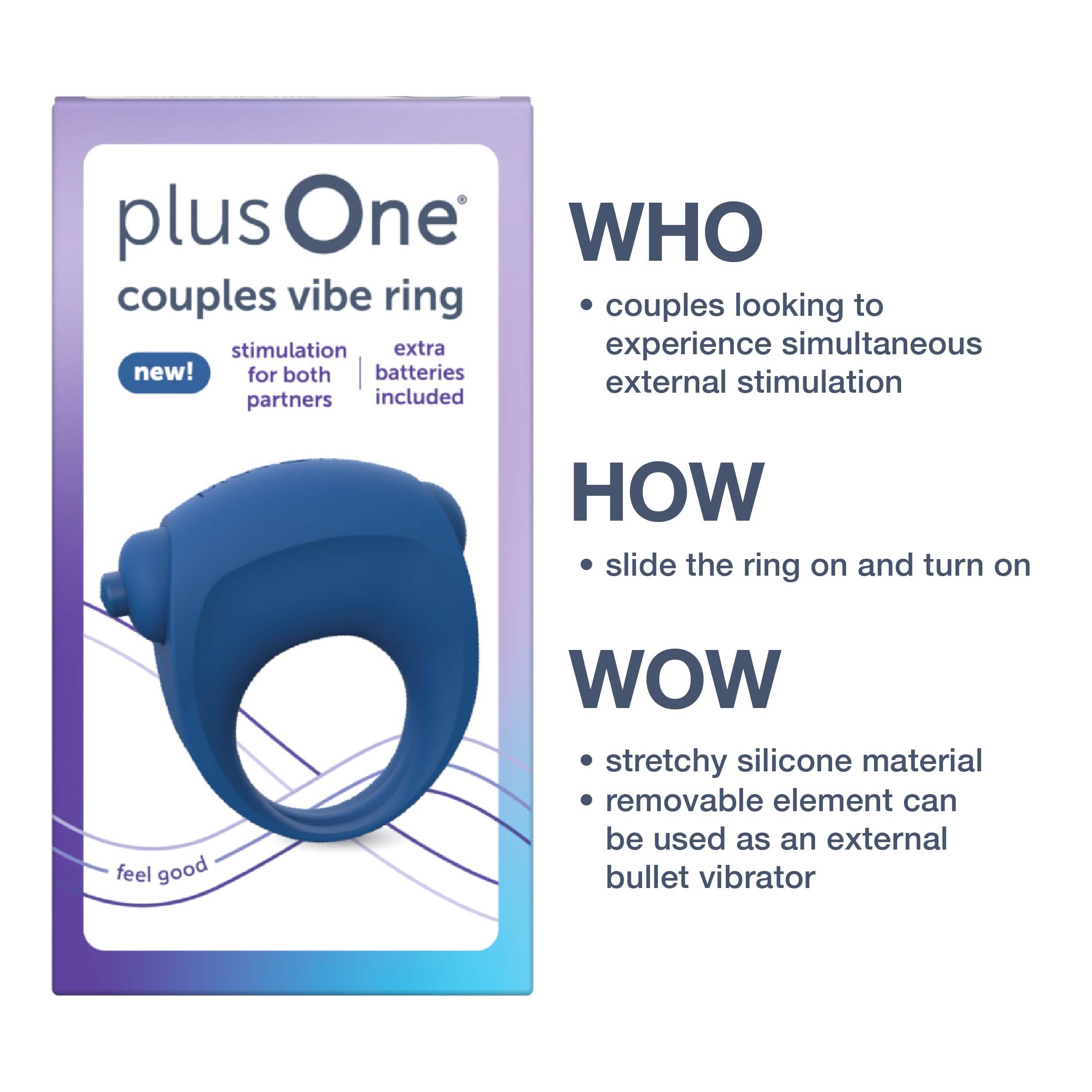 Couples Vibe Ring plusOne Couples Vibe Ring plusOne