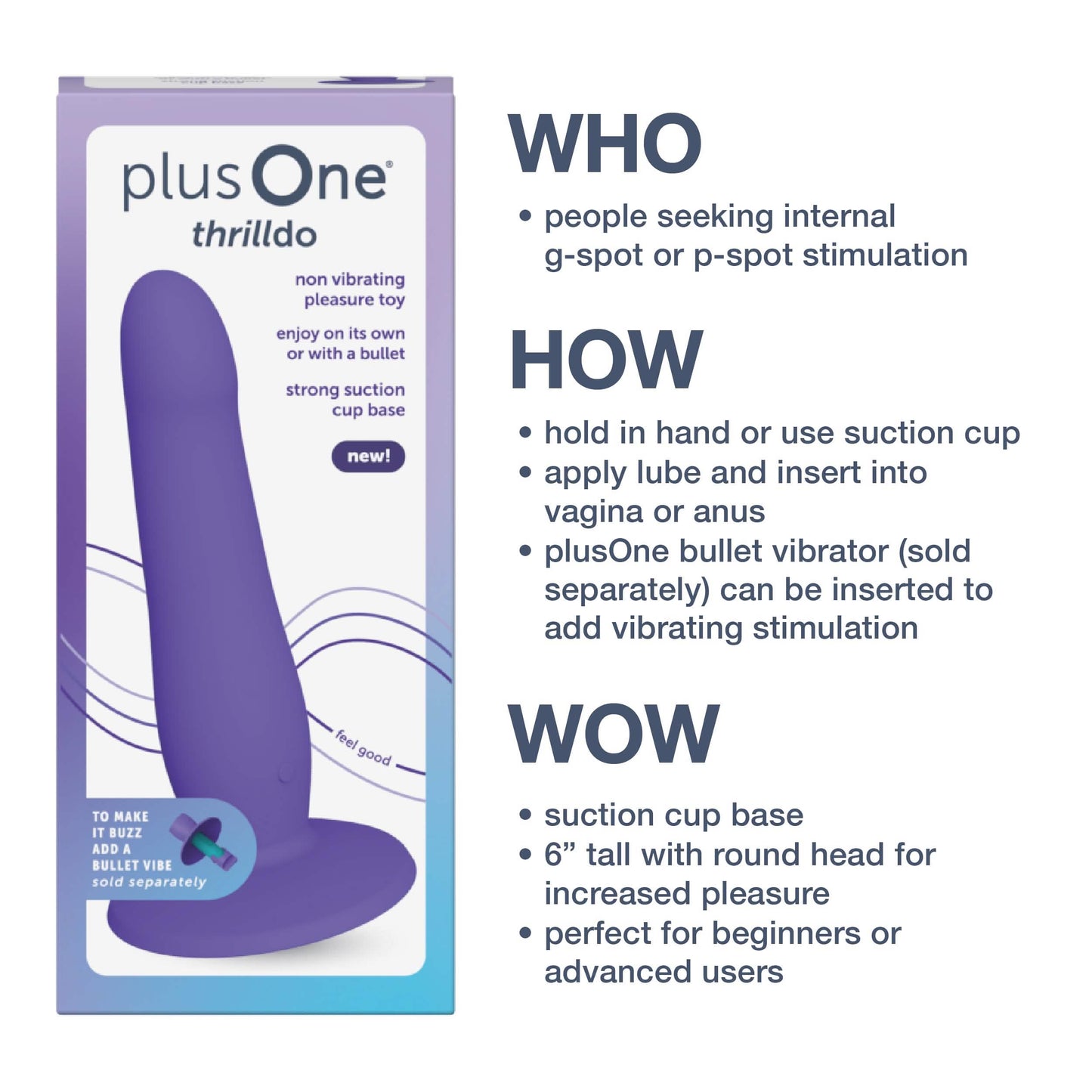 Thrilldo 2-in-1 Dildo plusOne Thrilldo 2-in-1 Dildo plusOne