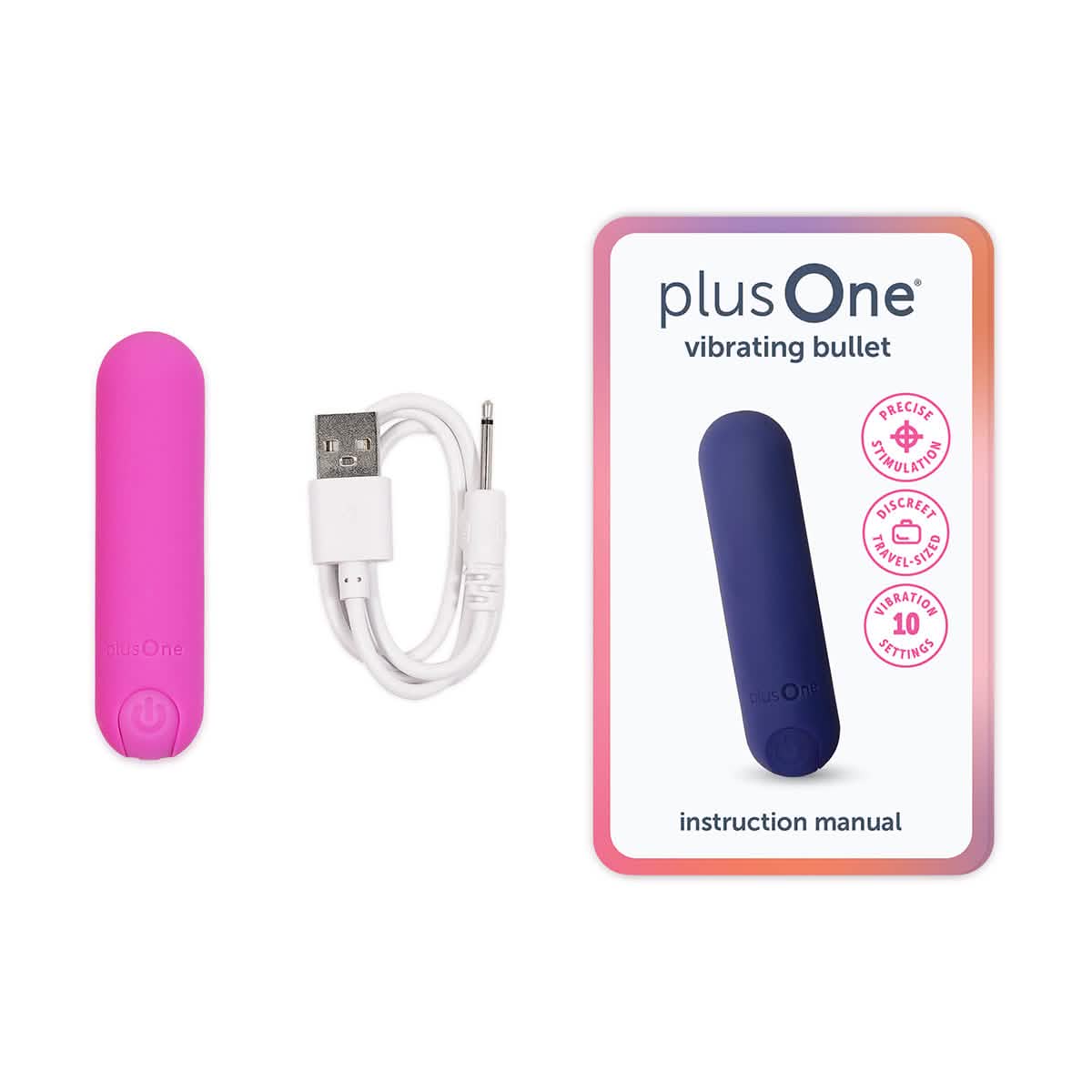 plusOne® vibrating bullet