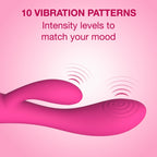 plusOne® Dual Rabbit Vibrating Massager