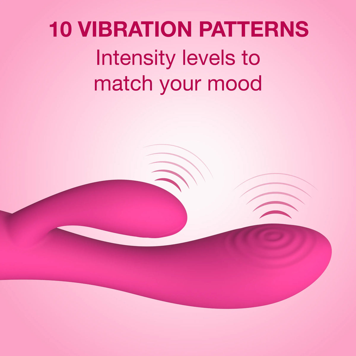 plusOne® Dual Rabbit Vibrating Massager
