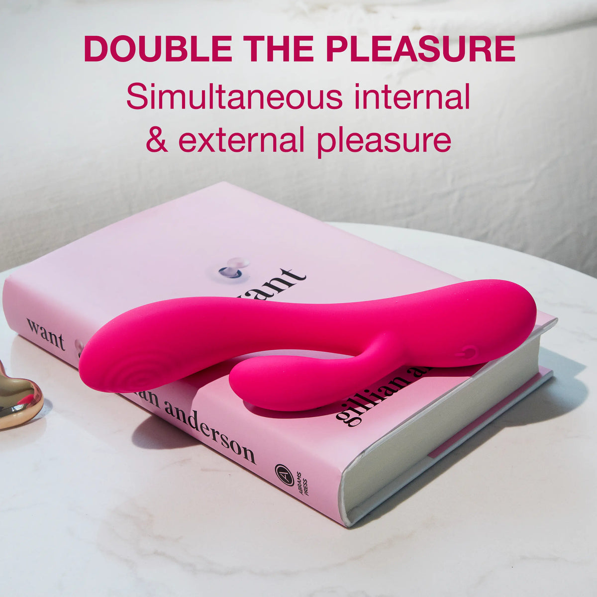 plusOne® Dual Rabbit Vibrating Massager