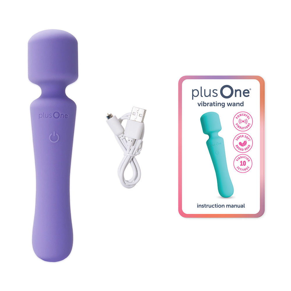 
                  
                    plusOne® vibrating wand
                  
                