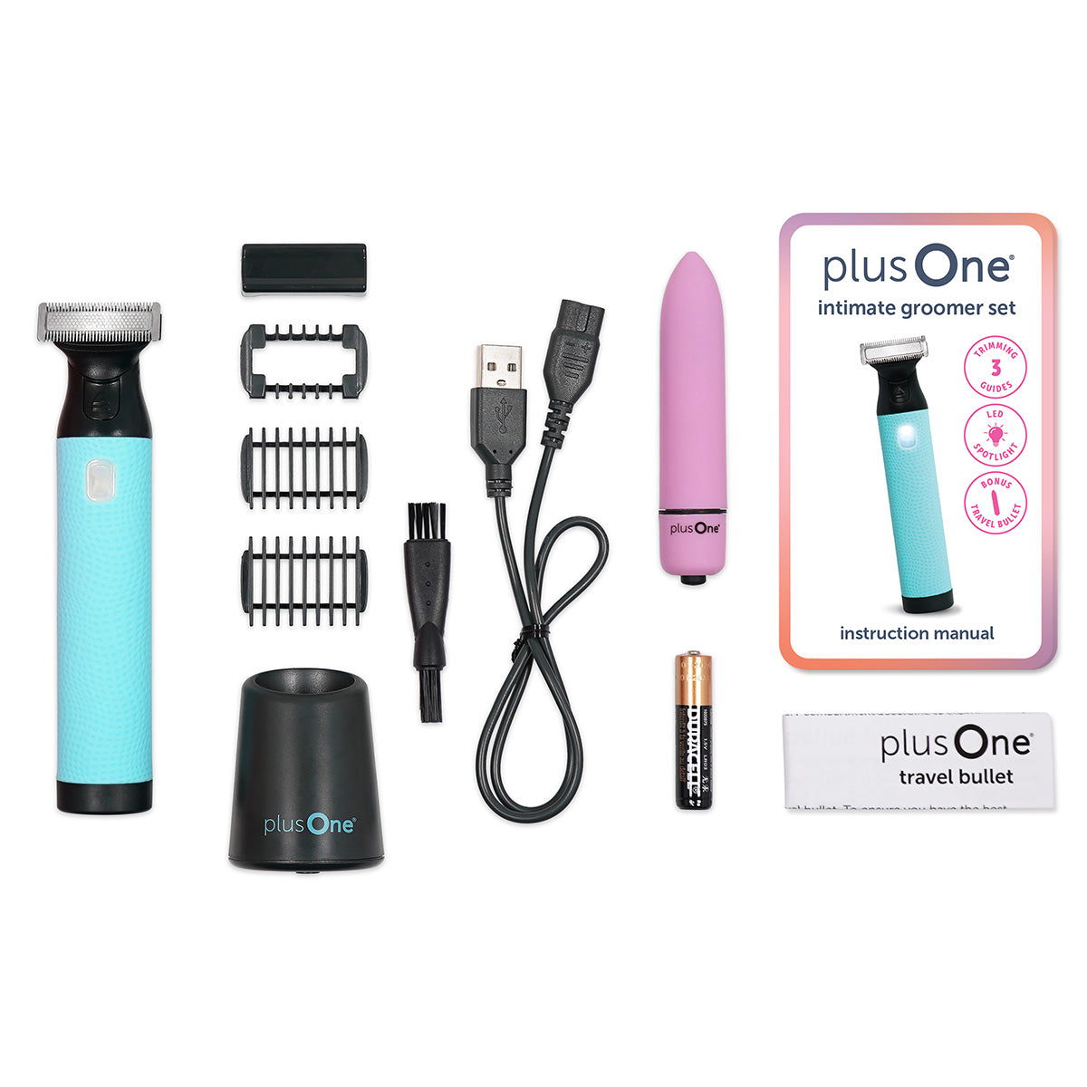 
                  
                    plusOne® intimate groomer set
                  
                