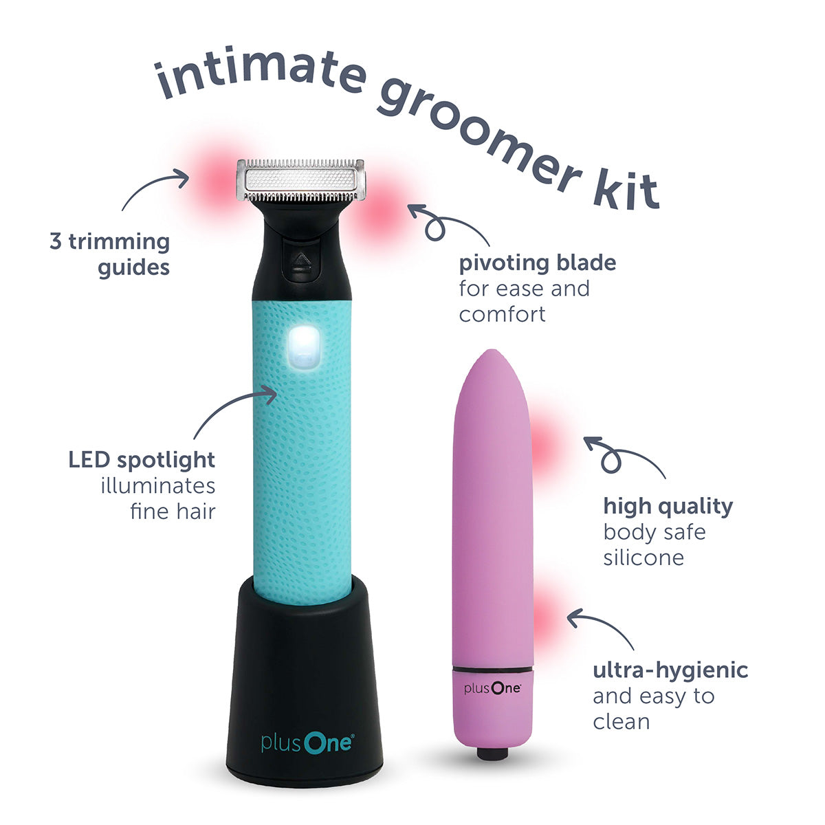 
                  
                    plusOne® intimate groomer set
                  
                