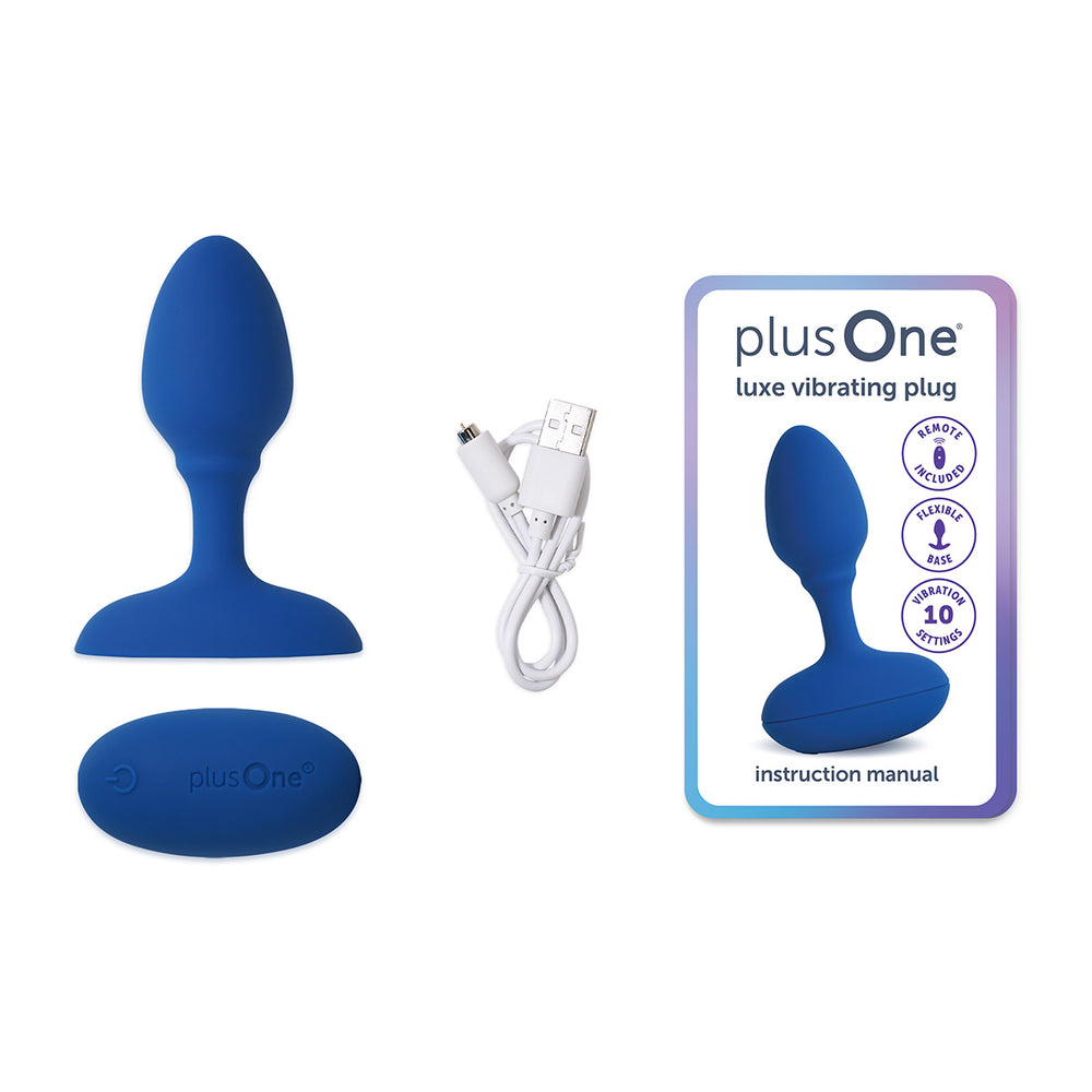 
                  
                    plusOne® luxe vibrating plug
                  
                