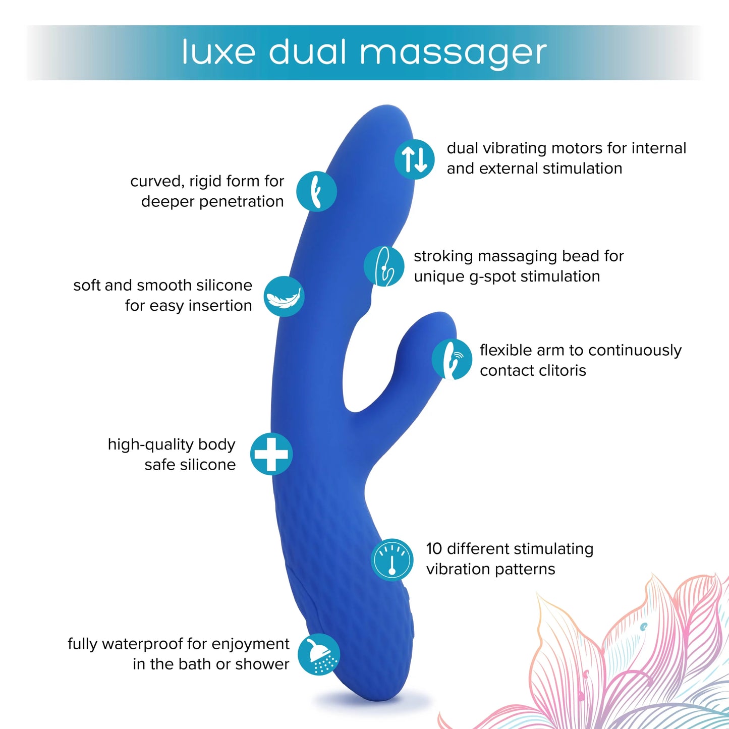 
                  
                    plusOne® luxe dual massager
                  
                