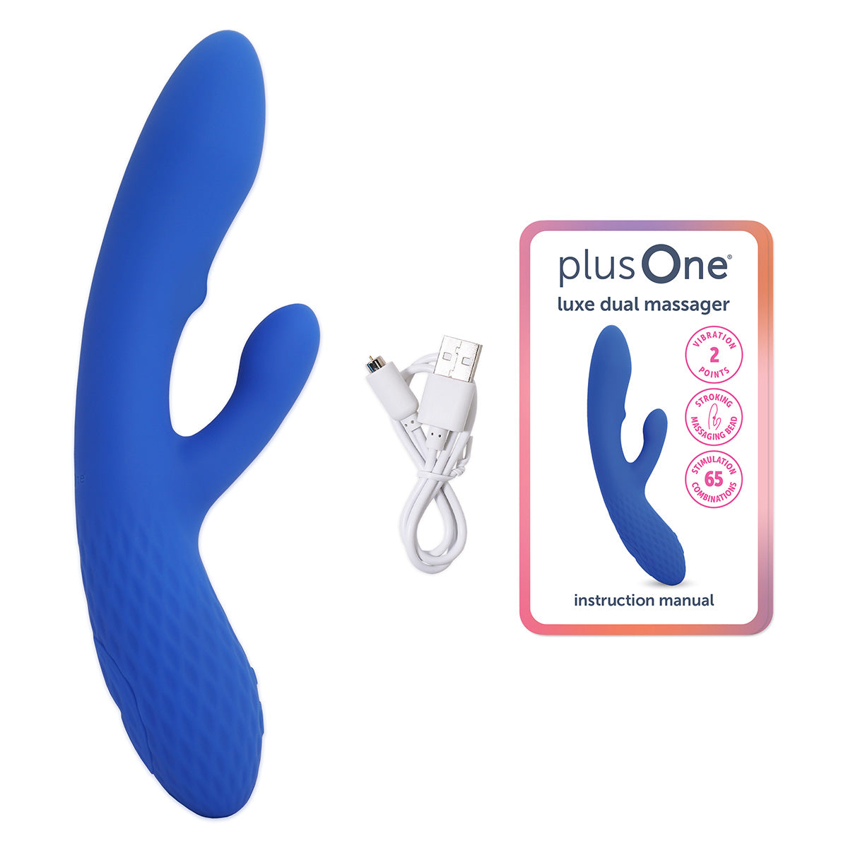 
                  
                    plusOne® luxe dual massager
                  
                