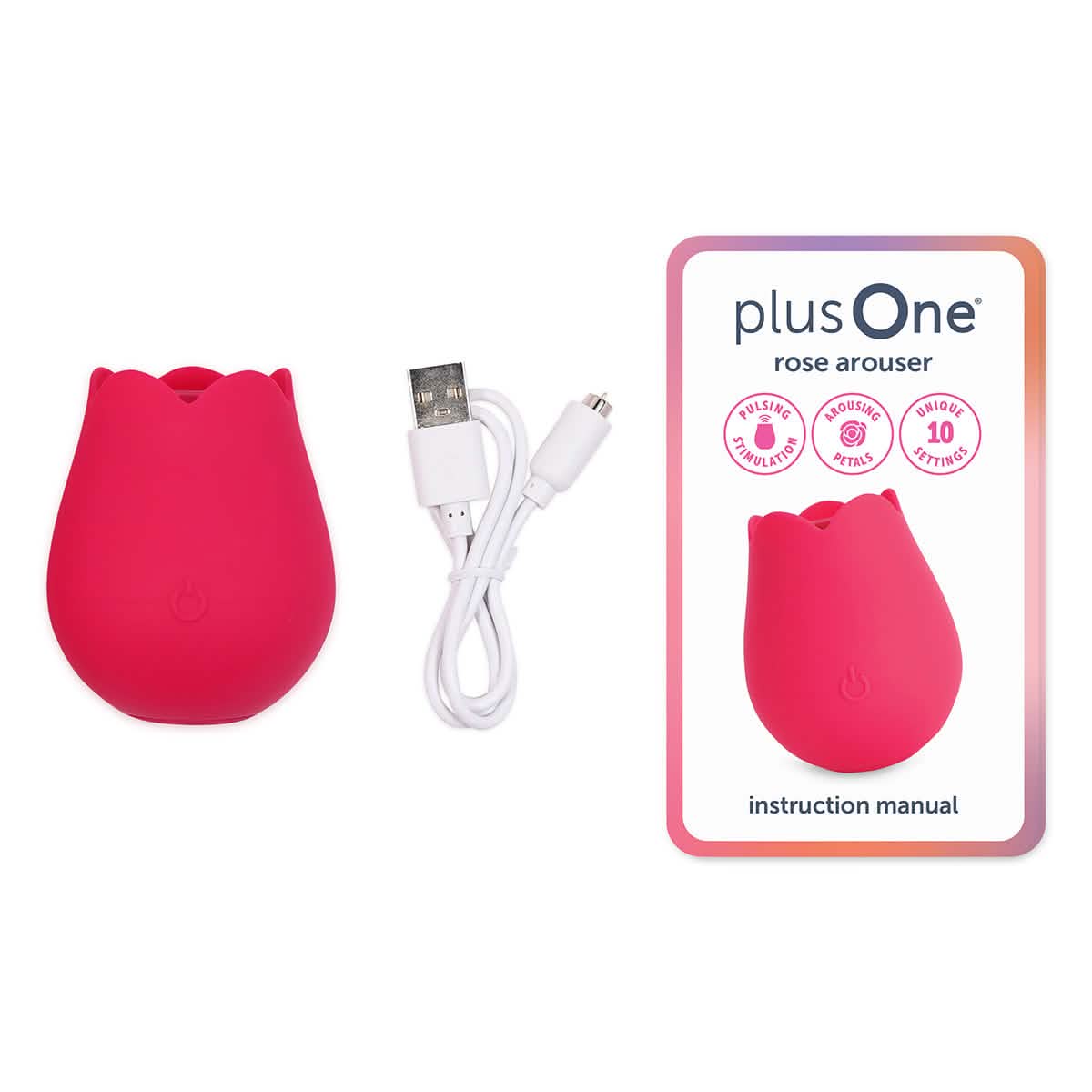 Rose Toy Arouser Vibrator | plusOne Official Shop Rose Toy Arouser Vibrator | plusOne Official Shop