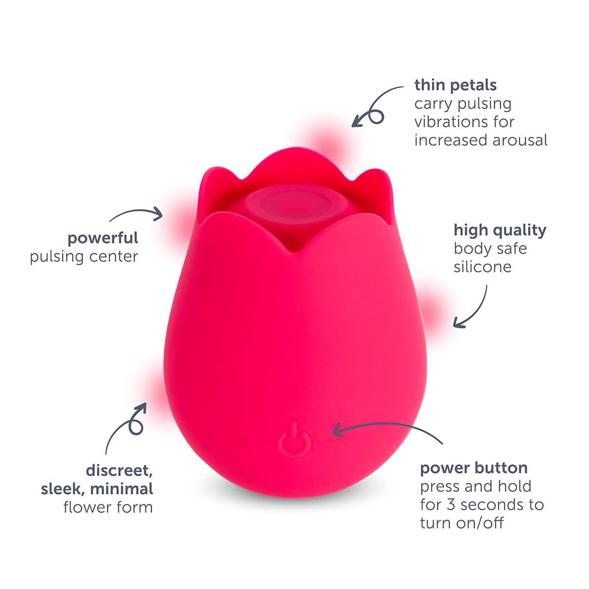 Rose Toy Arouser Vibrator | plusOne Official Shop Rose Toy Arouser Vibrator | plusOne Official Shop