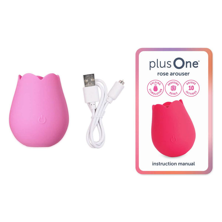 Rose Toy Arouser Vibrator | plusOne Official Shop