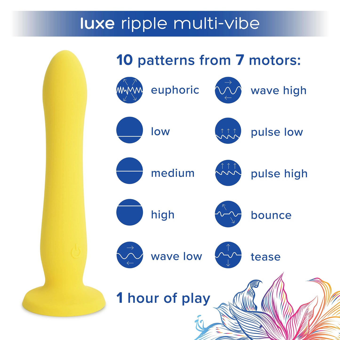 
                  
                    plusOne® luxe ripple multi vibe
                  
                