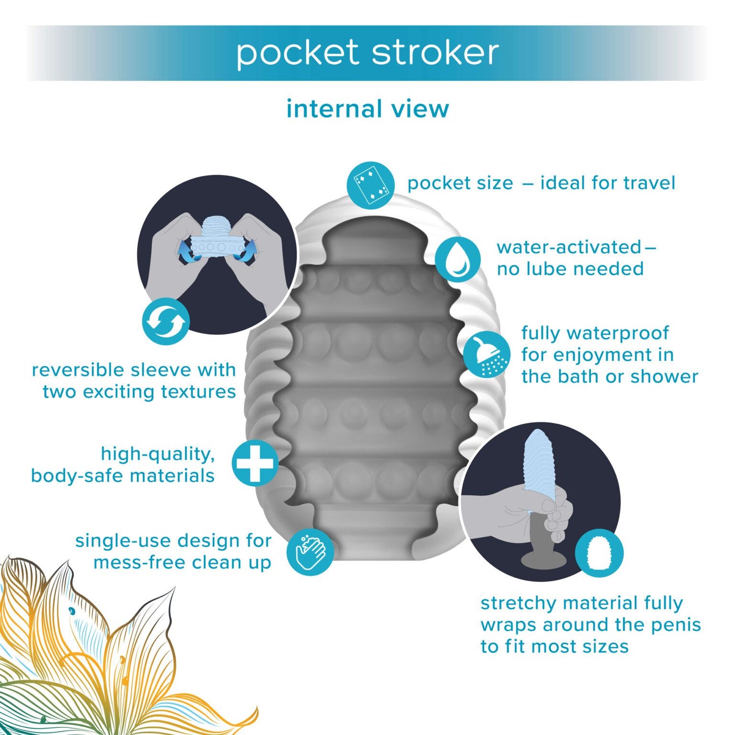 
                  
                    plusOne® pocket stroker
                  
                