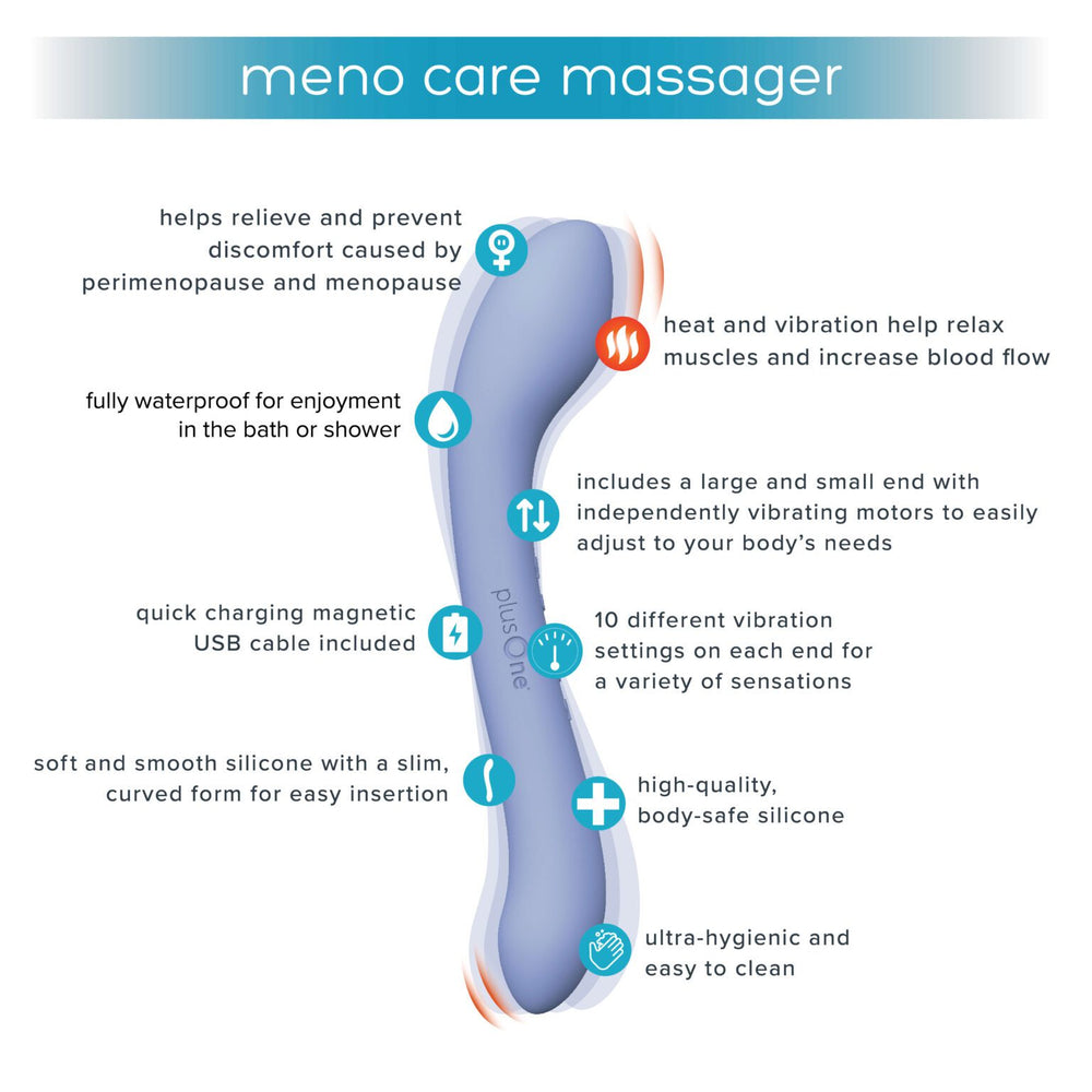 
                  
                    plusOne® menopause massager
                  
                