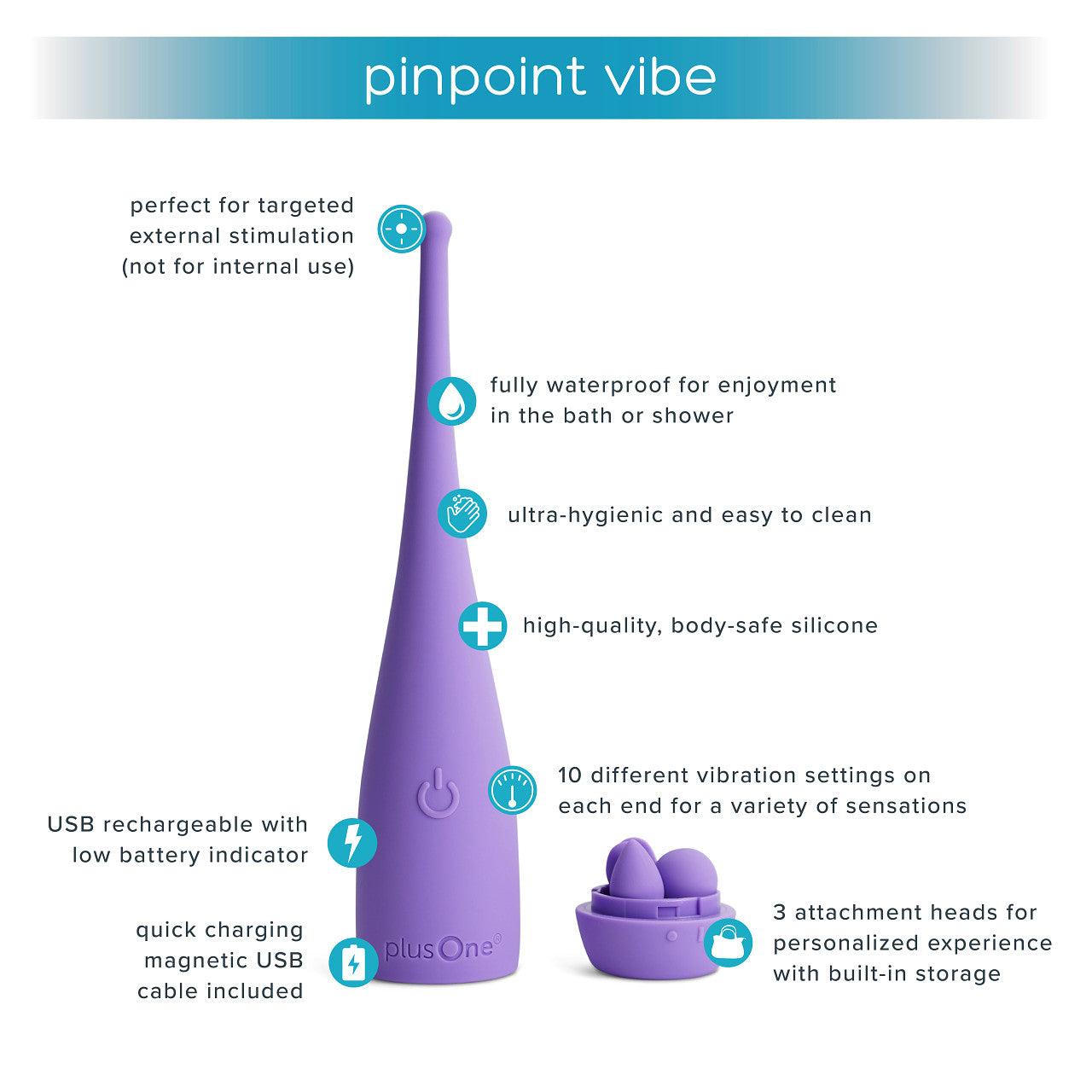 
                  
                    plusOne® pinpoint vibe
                  
                