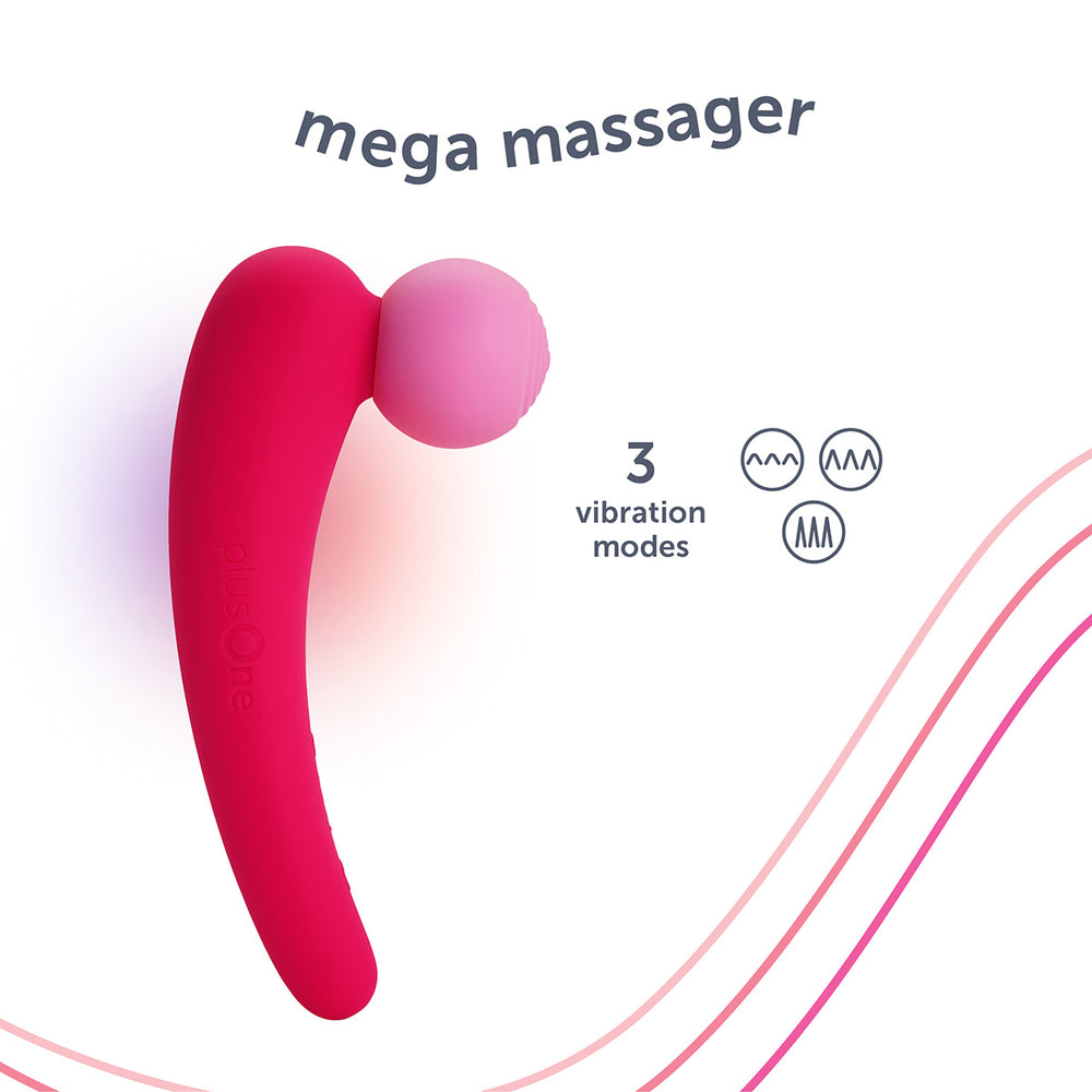 
                  
                    plusOne® mega massager
                  
                