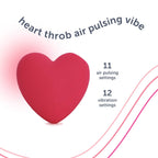 Heart Throb Air Pulsing Vibrator