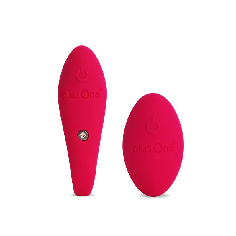 Flexible wearable vibrator with remote