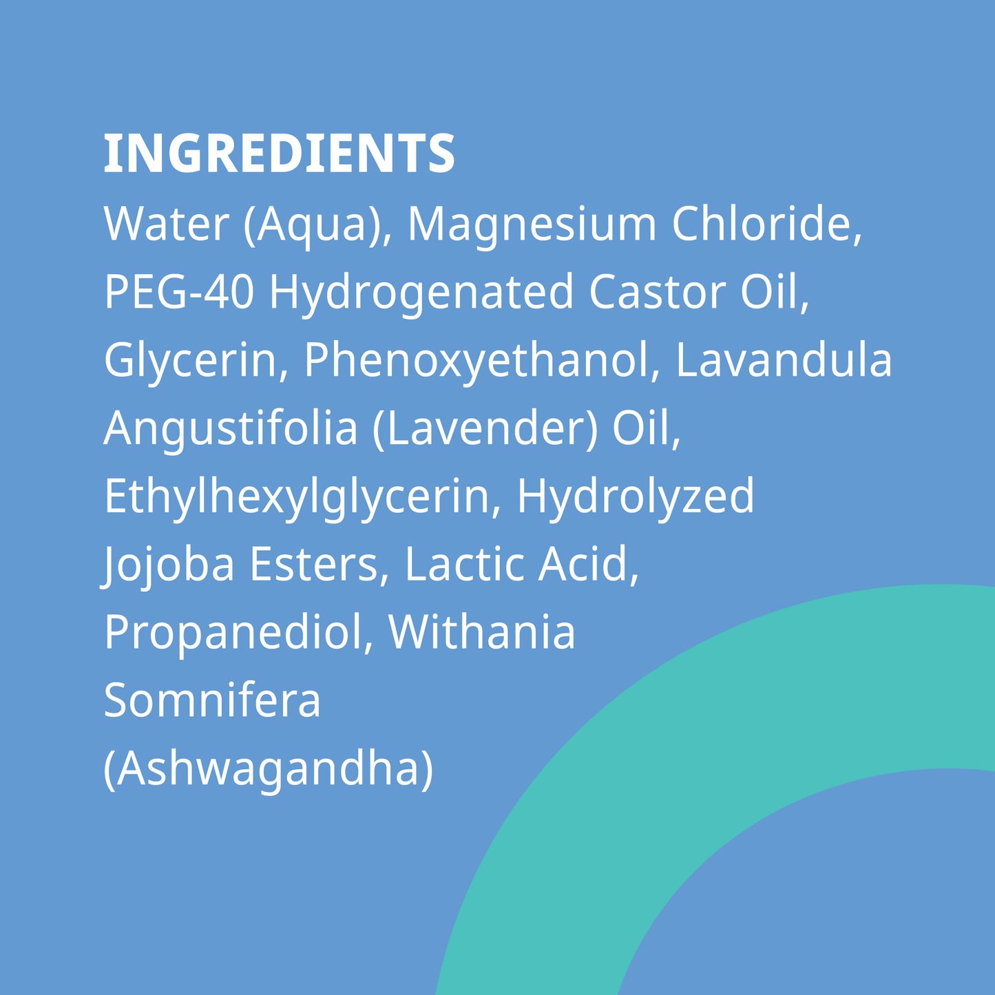 
                  
                    List of ingredients on a blue background with a green circle.
                  
                