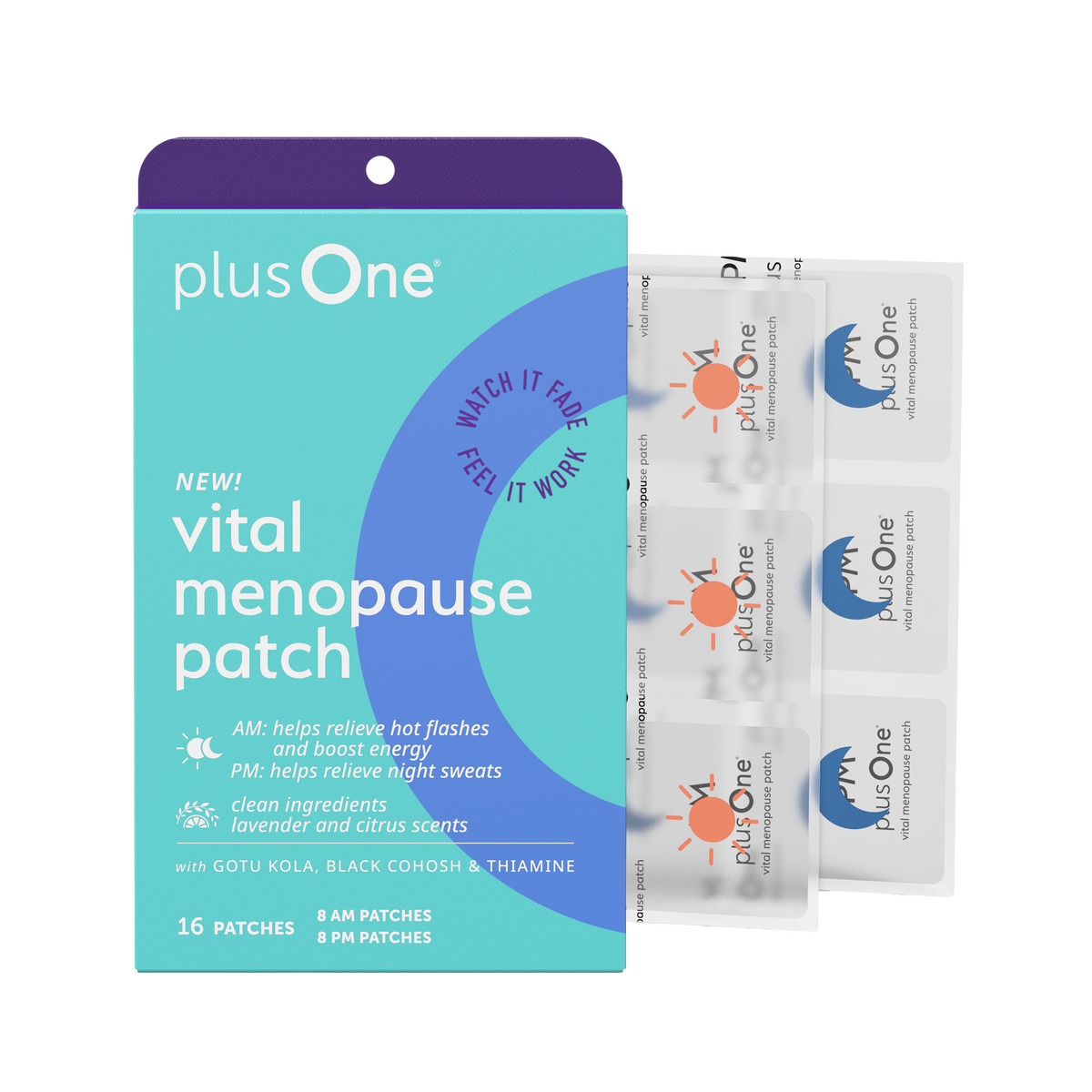 Menopause Relief Patches (AM/PM) by plusOne®
