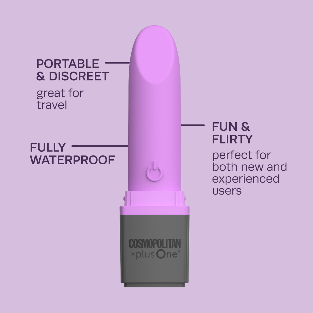 Cosmopolitan X plusOne Read My Lipstick Vibrator