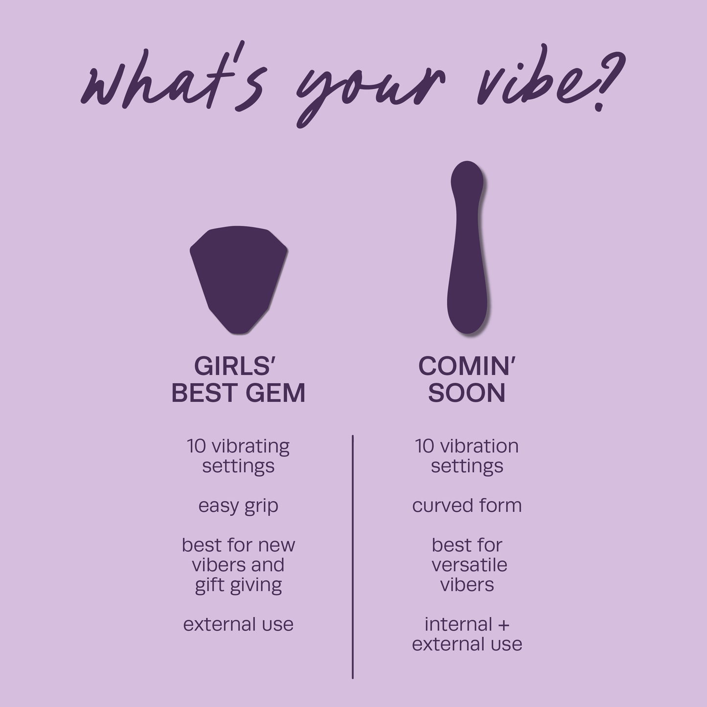 Cosmopolitan X plusOne Girls' Best Gem Vibe Cosmopolitan X plusOne Girls' Best Gem Vibe