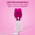 Luxe 2-in-1 Rose Vibrator