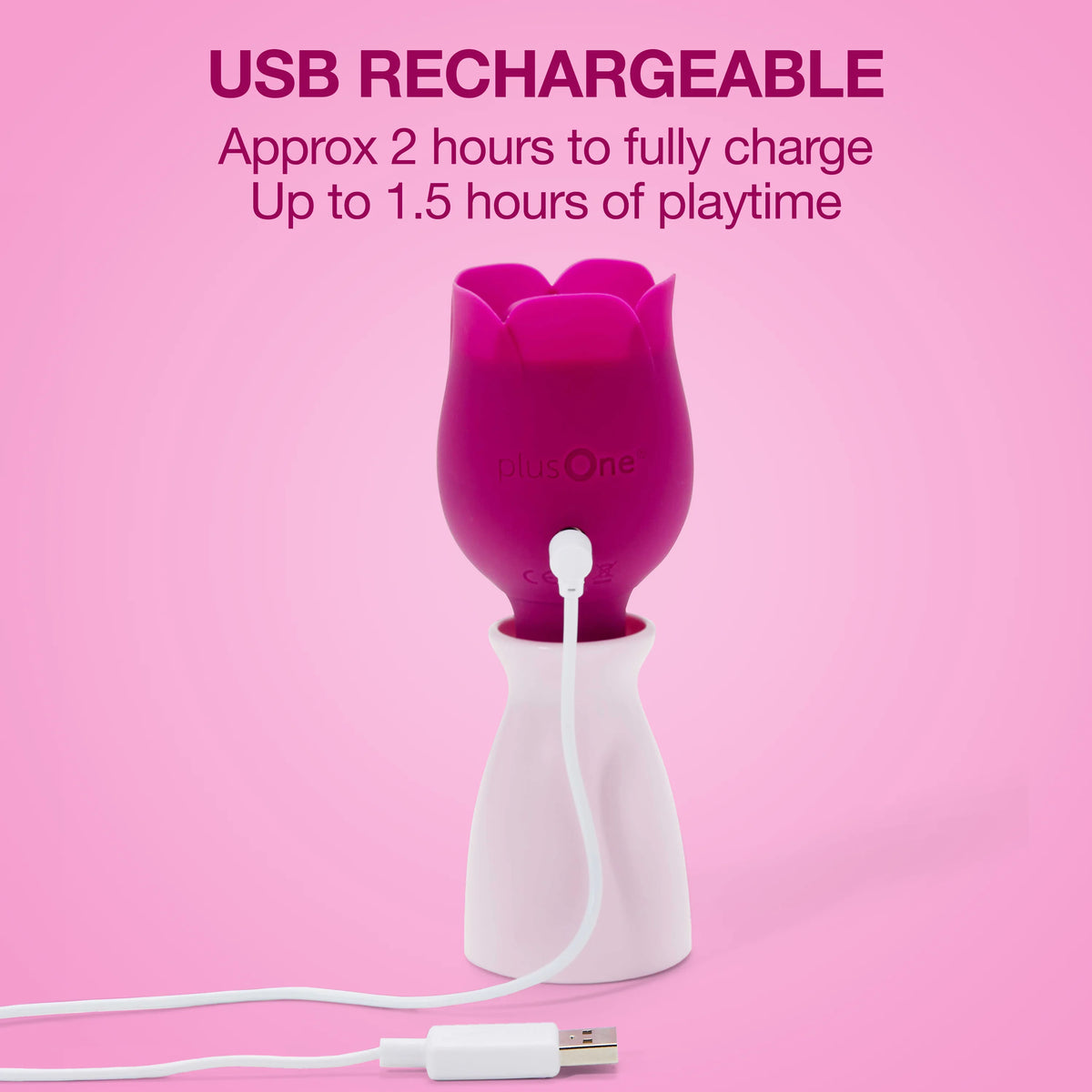 Luxe 2-in-1 Rose Vibrator