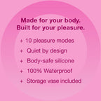 Luxe 2-in-1 Rose Vibrator