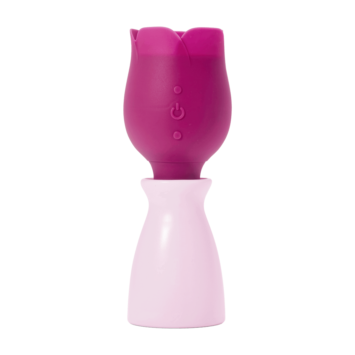 Luxe 2-in-1 Rose Vibrator – Thumping Clitoral Stimulator & Vibrating Bullet Stem