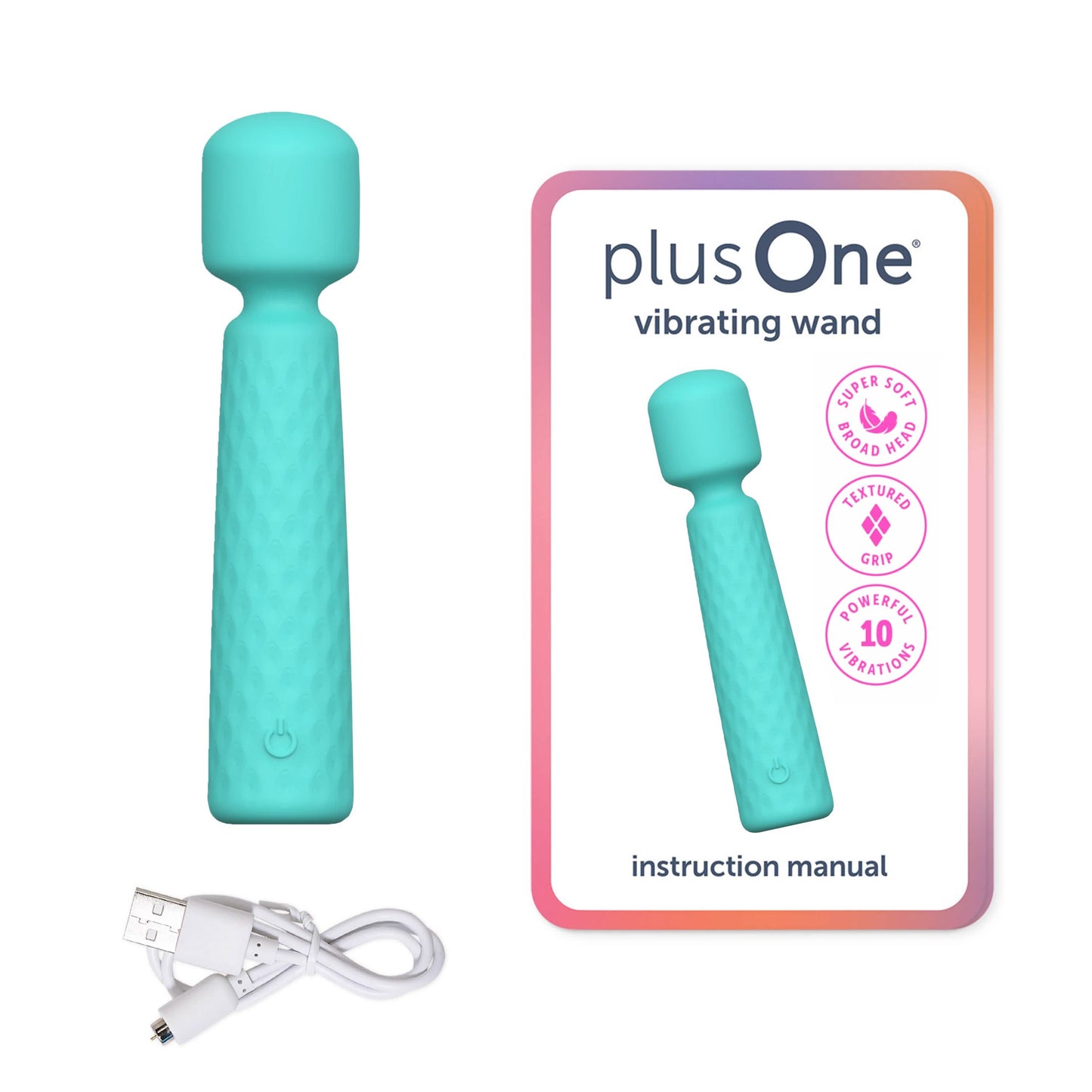 Vibrating Wand - USB rechargeable | plusOne Official Vibrating Wand - USB rechargeable | plusOne Official
