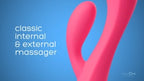 plusOne® Dual Rabbit Vibrating Massager