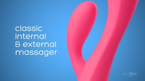 plusOne® Dual Rabbit Vibrating Massager