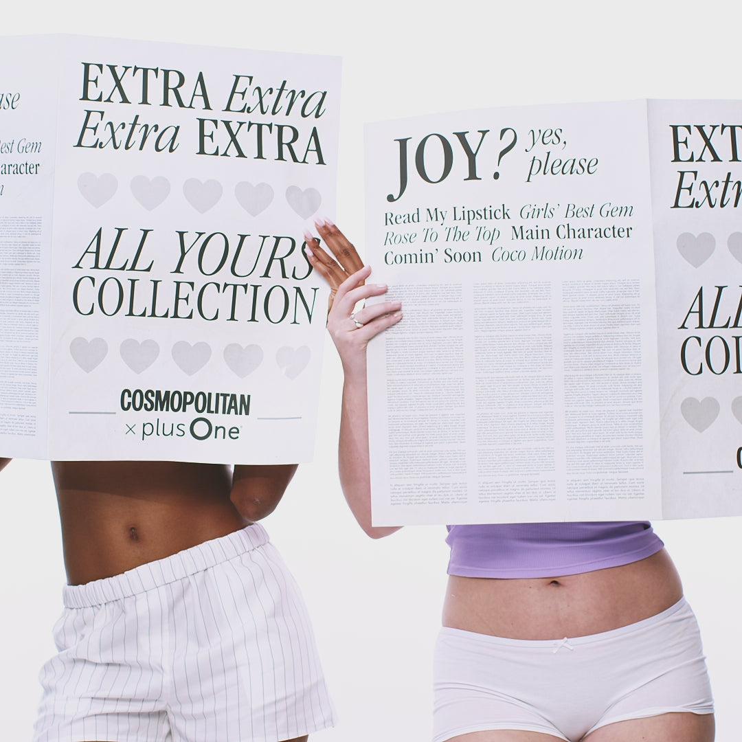 Cosmopolitan X plusOne Read My Lipstick Vibe