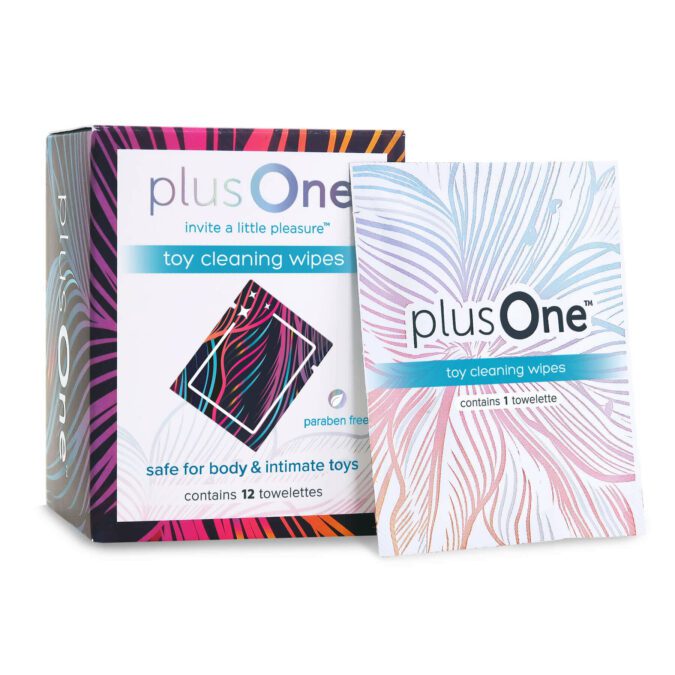 plusOne® toy cleaning wipes out of box