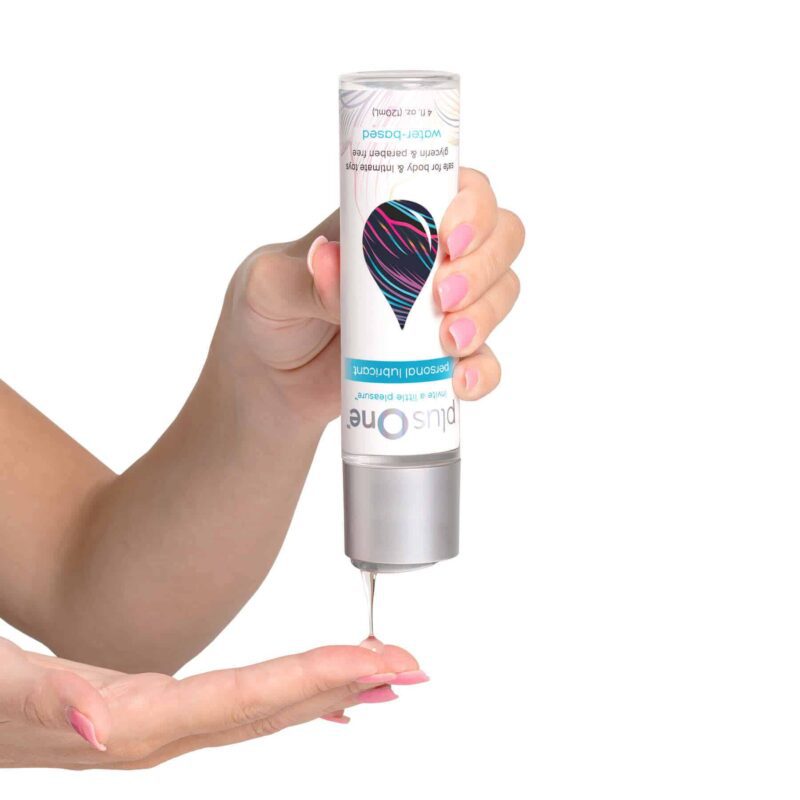 plusOne® personal lubricant in use